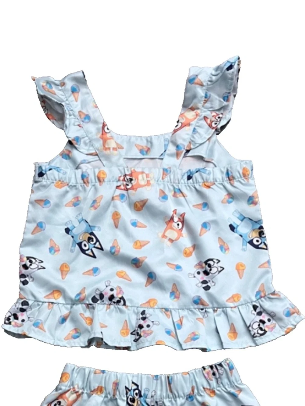 Bluey Bingo Matching Family Tank Top & Shorts Outfit Set Size 3T